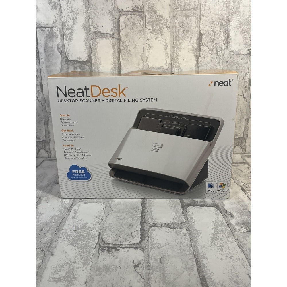 NeatDesk ND-1000 Desktop Scanner Digital Document Filing System NEW (Open Box)
